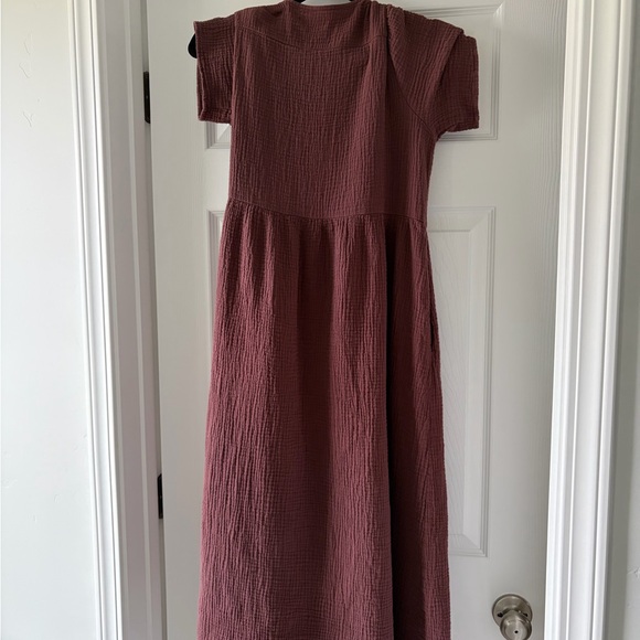 Neuflora Fall River Dress Dusty Burgundy Size Medium - Picture 3 of 4